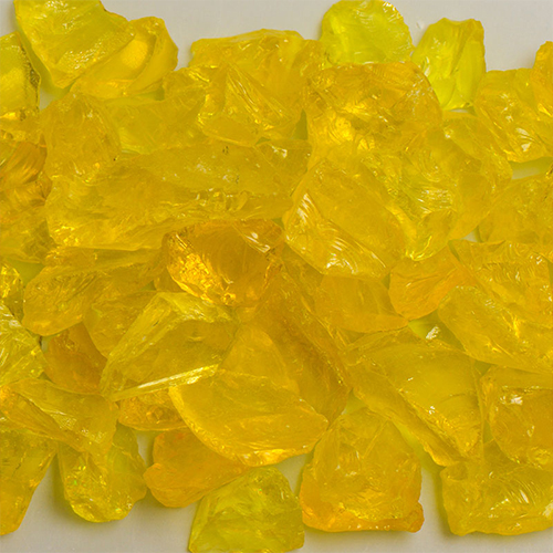 View Chunky Yellow Terrazzo Glass